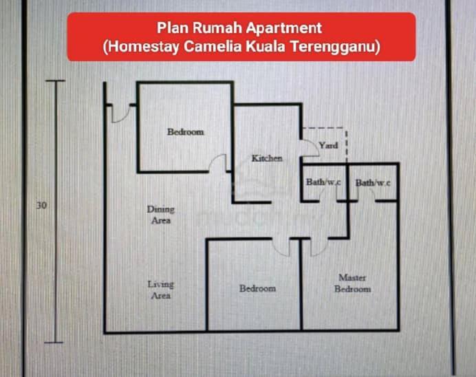 Homestay Budget Kuala Terengganu Tulipsia House Ngoại thất bức ảnh